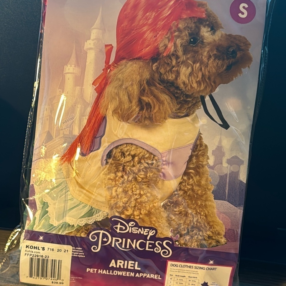 Disney princess Ariel pet Halloween costume